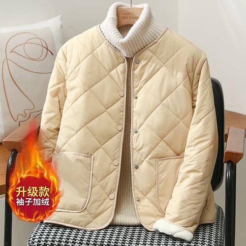 冬季校服神器 女短款加绒加厚内胆棉衣，温暖与时尚并存